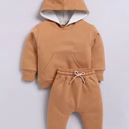 COT & CANDY Kids Hooded Over Sized Sweatshirt With Relaxed Joggers-image-79