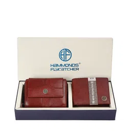 HAMMONDS FLYCATCHER Unisex 2 Textured Leather Two Fold Wallet-13