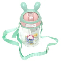 YK Teal Green & Transparent Printed Sipper Water Bottle - 350 ml-28