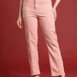 all about you Women Straight Fit High-Rise Stretchable Jeans-image-25