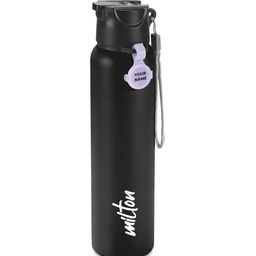 Milton Black Sipstar 1000 Stainless Steel Water Bottle with Straw Lid Leak Proof Sipper 875 ml-11