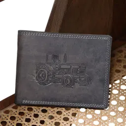 Sassora Men Printed Embellished Leather Two Fold Wallet-image-76