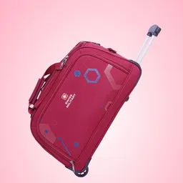 SWISS MILITARY Printed Hard-Sided Medium Duffel Trolley Bag-51 to 100 L-picture-53