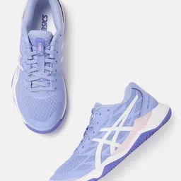 ASICS Women Woven Design Round-Toe Gel-Tactic 12 Volleyball Shoes with Brand Logo Detail-17