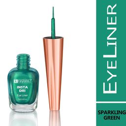 krayons Insta Dri Long-Lasting Smudge-Proof Sparkling Eyeliner 7ml - Green 03-3