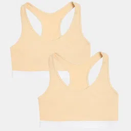 Sillysally Girls Pack Of 2 Non Padded High Support All Day Comfort Full Coverage Bra-22