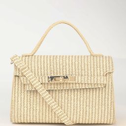 LULU & SKY Striped PU Shopper Shoulder Bag with Tasselled-image-40