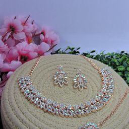VATSALYA creation Alloy Gold- plated Multicolor Jewellery Set-51
