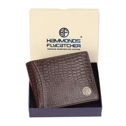 HAMMONDS FLYCATCHER Men Textured Leather Two Fold Wallet-49