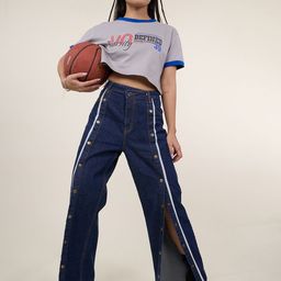 URA STREET Women Classic Straight Fit High-Rise Highly Distressed Jeans-image-69