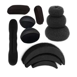 CHRONEX Women Black Set of 11 Hair Accessory-image-42