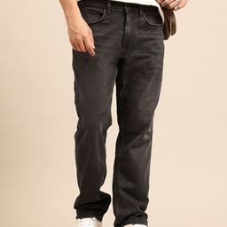 United Colors of Benetton Men Mid-Rise Light Fade Comfort Fit Stretchable Boomerang Jeans-image-35