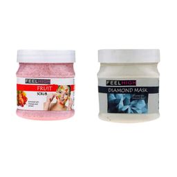 FEEL HIGH Face & Body Fruit Scrub & Diamond Mask-35