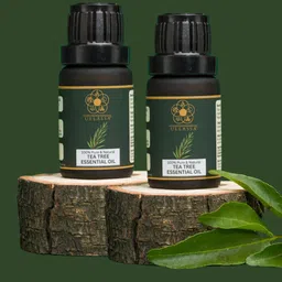 ULLASSA Pack of 2 Tea Tree Essential Oil For Acne, Pimple, Dandruff, Hair Growth-52