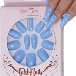 BEROMT 12 Pcs Long-Lasting Reusable Lightweight Salon Finish Press on Nail Tips-420-image-74