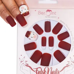 BEROMT 12 Pcs Long-Lasting Reusable Lightweight Salon Finish Press on Nail Tips - 27-image-83