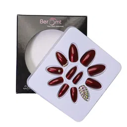 BEROMT 12 Pcs Long-Lasting Reusable Lightweight Salon Finish Press on Nail Tips - 681-image-92