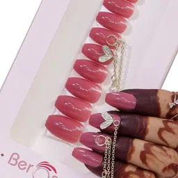 BEROMT 12 Pcs Long-Lasting Reusable Lightweight Salon Finish Press on Nail Tips - 03-image-6