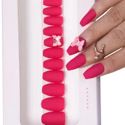BEROMT 12 Pcs Long-Lasting Reusable Lightweight Salon Finish Press on Nail Tips - 02-image-15