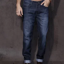 Roadster Time Travlr Men Blue Slim Fit Mid-Rise Clean Look Jeans-image-56