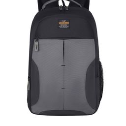 WildHorn Unisex Black & Grey Backpack with Compression Straps-16