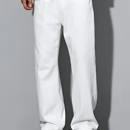 Ben Martin Bm-jj12 Men Jean Wide Leg High-Rise Cotton Stretchable Jeans-image-92