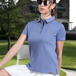 STELLERS Women Blended Premium cotton Stretchable PoloT-Shirt-image-61
