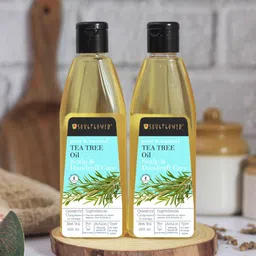 Soulflower 2 Pc Tea Tree Hair Oil - Dandruff Control 100% Natural Cold Pressed 225 ml each-9