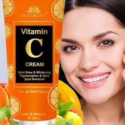 INTIMIFY Vitamin C Cream for Moisturizing & Brightening - 50 g-37