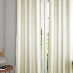 THE CONVERSION Cream-Coloured Room Darkening Long Door Curtain-53