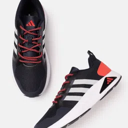 ADIDAS Men Woven Design Round-Toe Laufen Speed Running Shoes with Striped Detail-picture-18
