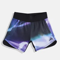 ADIDAS Boys Abstract Printed Slim Fit HIIT HR Training Shorts-29