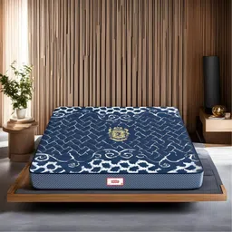 COIRFIT Blue & White Printed Quilted 7 Zone System King Size Orthopedic Mattress-image-33