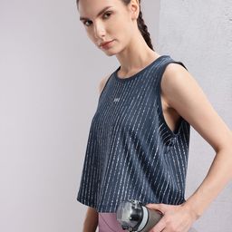 HRX by Hrithik Roshan Women Striped Rapid-Dry Training T-shirt-picture-15