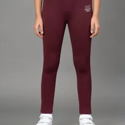 Mode by Red Tape Girls Maroon Solid Skinny-Fit Jeggings-image-80