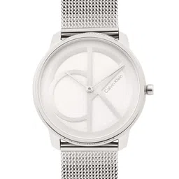 Calvin Klein Unisex Iconic Brand Logo Patterned Analogue Watch 25200032-56