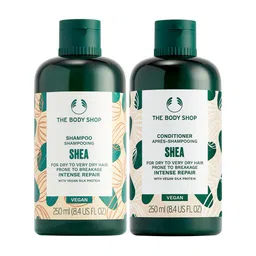 THE BODY SHOP Unisex Set Of Shea Butter Richly Replenishing Shampoo & Conditioner-picture-10