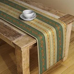 Alina decor Multicoloured Digitally Printed Table Runner-0