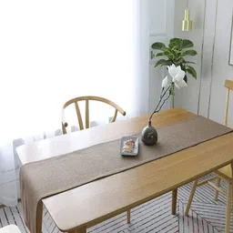 CASA-NEST 1 Piece Solid Jute Heat Resistant Table Runner-39