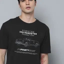 PUMA Motorsport Porsche Legacy Statement Graphic Print Knitted Relaxed Fit Cotton Sustainable T-shirt-picture-9