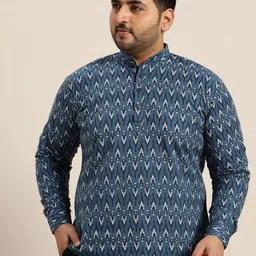 SOJANYA PLUS Geometric Printed Cotton Kurta-picture-27