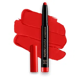 FACES CANADA Feather Light 10hr Stay Ultime Pro HD Intense Matte Lips + Primer Lipstick 1.4g - Red Bouquet 18-7