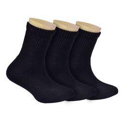 FOOTPRINTS Pack of 3 Anti-Odor Organic Cotton & Bamboo Above Ankle-Length Socks-26
