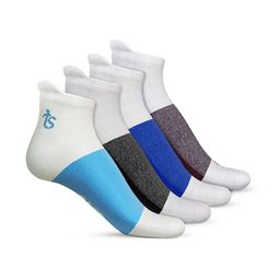 TalkingSox Unisex Pack Of 4 Patterned Ankle Length Socks-0