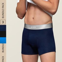 XYXX Men IntelliSoft Antimicrobial Micro Modal Pack of 5 Illuminati Trunks XYTRNK5PCKN79-51