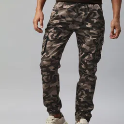 ADBUCKS Men Camouflage Printed Joggers-image-73