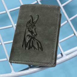 Sassora Men Animal Printed Embellished Leather Two Fold Wallet-image-29
