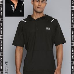 HRX by Hrithik Roshan EDGE Men Rapid-Dry Raglan Sleeves Hooded T-shirt-image-39
