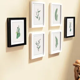 RANDOM Set of 6 Black & White Premium 3D Individual Collage photo frames-9