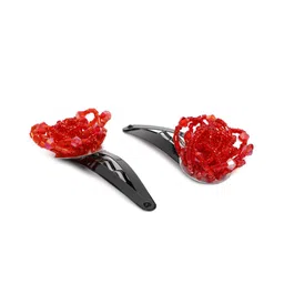AccessHer Red Beaded Tic Tac Hair Clip-image-42